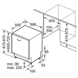 Посудомоечная машина BOSCH SMV6ECX51E Serie 6