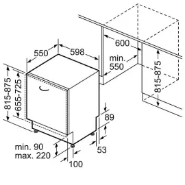Посудомоечная машина BOSCH SMV4HTX24E Serie 4