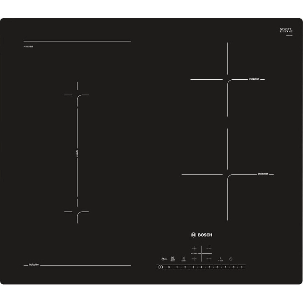 Варочная поверхность Bosch PVS 611 FB1E черный