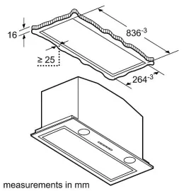 Вытяжка BOSCH DHL885C