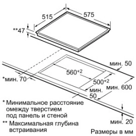 Поверхность BOSCH pkf 646t14