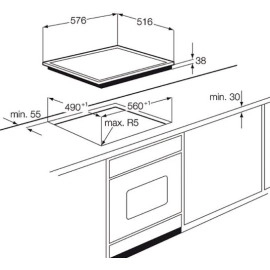 Поверхность BOSCH pin 675n27e