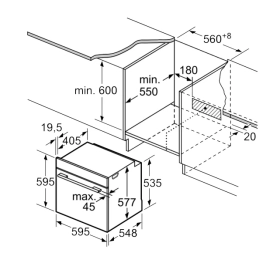 Духовой шкаф Bosch HBG 675BB1 черный