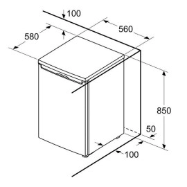 Холодильник BOSCH KTR15NWFA