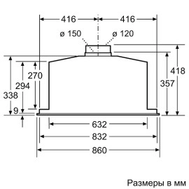 Вытяжка BOSCH DHL885C
