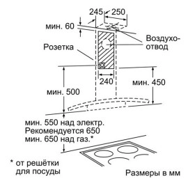 Вытяжка BOSCH dwa 0697a51