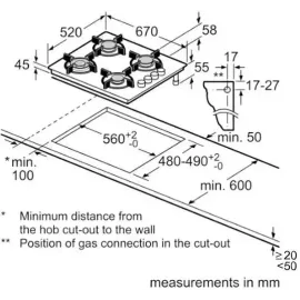 Варочная поверхность BOSCH POP7C2P30O