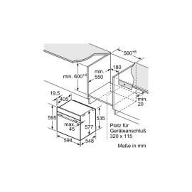 Электрический духовой шкаф BOSCH HMG 636 RS1
