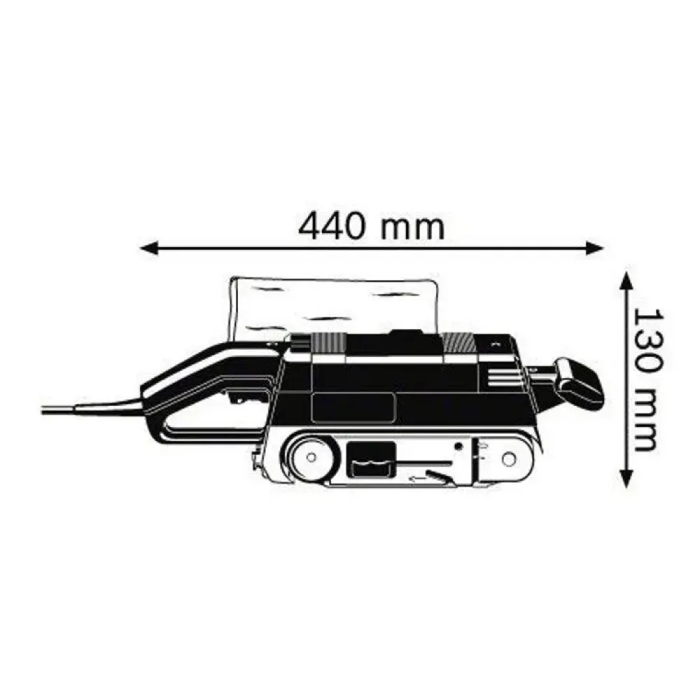 Ленточная шлифмашина BOSCH gbs 75 ae (0601274708)