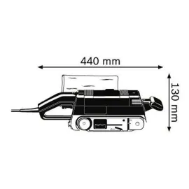 Ленточная шлифмашина BOSCH gbs 75 ae (0601274708)