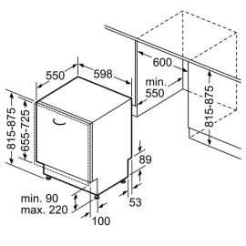 Встраиваемая посудомоечная машина BOSCH SMV68TX03E
