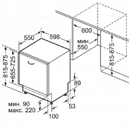 Посудомоечная машина BOSCH SMV4EVX10E