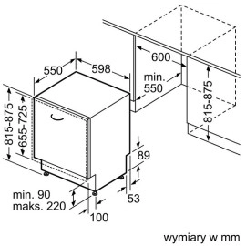 Посудомоечная машина BOSCH SMV25CX02R