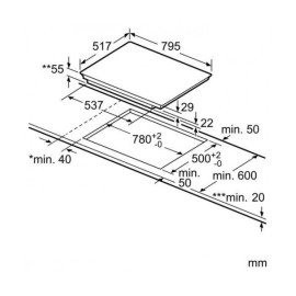 Варочная поверхность Bosch PIV 845 FB1E черный