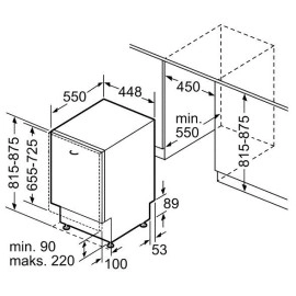 Посудомоечная машина BOSCH SPV25FX10R