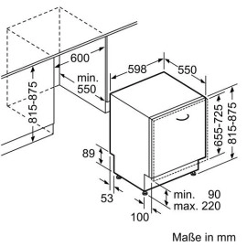 Встраиваемая посудомоечная машина Bosch SMV 45EX00E