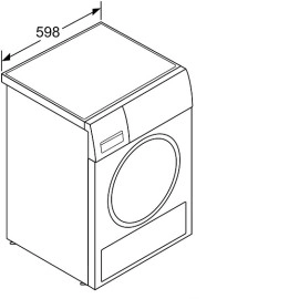 Сушильная машина BOSCH WQG14500BY