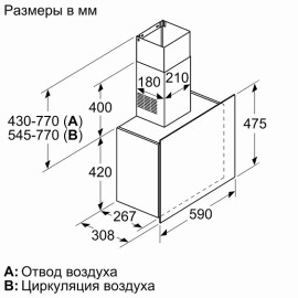 Вытяжка BOSCH DWF65AJ20T