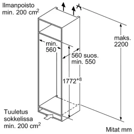 Холодильник BOSCH KIL82SDD0