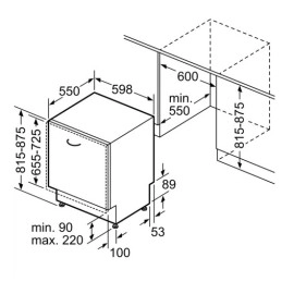 Посудомоечная машина BOSCH SMD6TCX00E