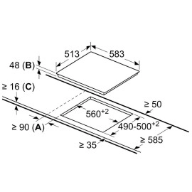 Варочная поверхность BOSCH PPKF645BB1R