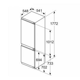 Холодильник BOSCH KIV86VFE1