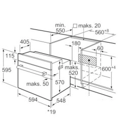 Духовой шкаф BOSCH HBF134ES1