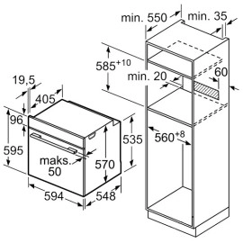 Духовой шкаф BOSCH HBA534ES0