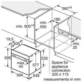 Духовой шкаф BOSCH HSG7361W1