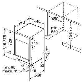 Посудомоечная машина BOSCH SPS4EMW28E